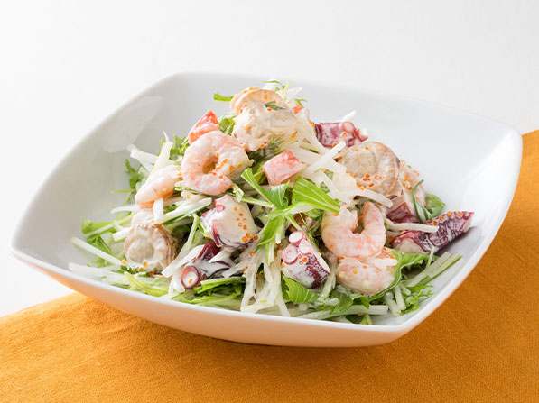 だし香る海の幸の旨みサラダ Salad サラダ