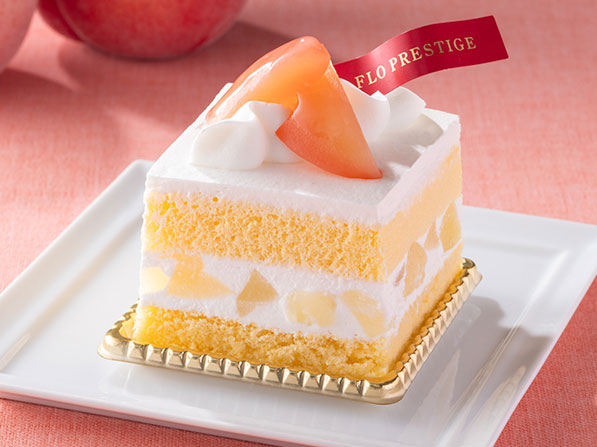 桃のショートケーキ