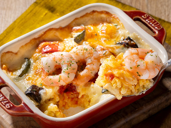 海老と彩り野菜のドリア