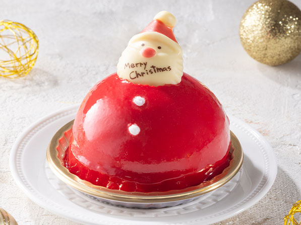 Xmasサンタさんの苺ムースケーキ