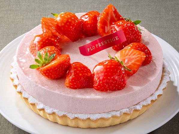 いちごとベリームースのタルト