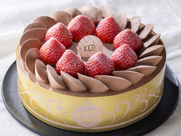 苺のショコラショートケーキ