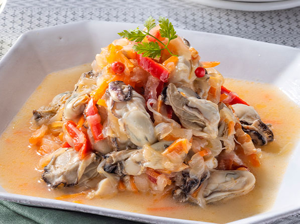 広島県産牡蠣のマリネ