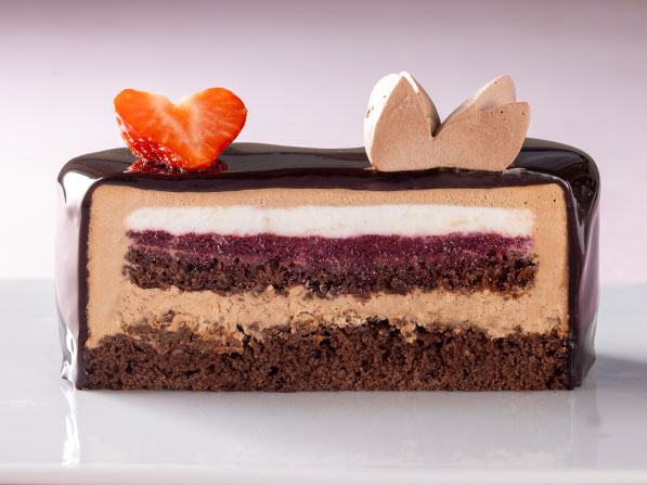 ショコラハート断面写真