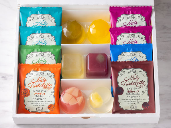 豊潤果実のジュレと焼菓子のギフトセット〈14個入り〉紙袋1枚付き