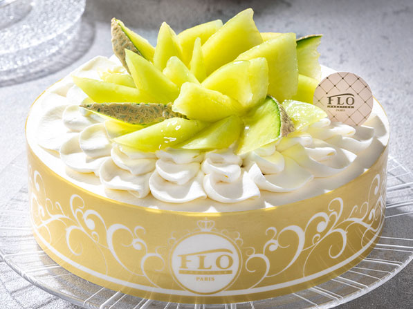 メロンのスペシャルショートケーキ